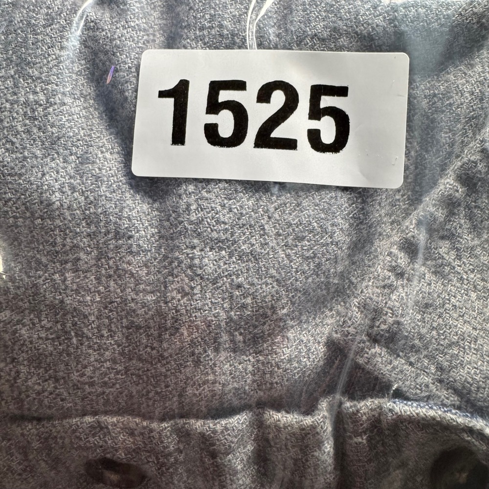 Wallin & Bros Shirt Mens Large Gray Long Sleeve Button Front Flannel - Picture 9 of 9